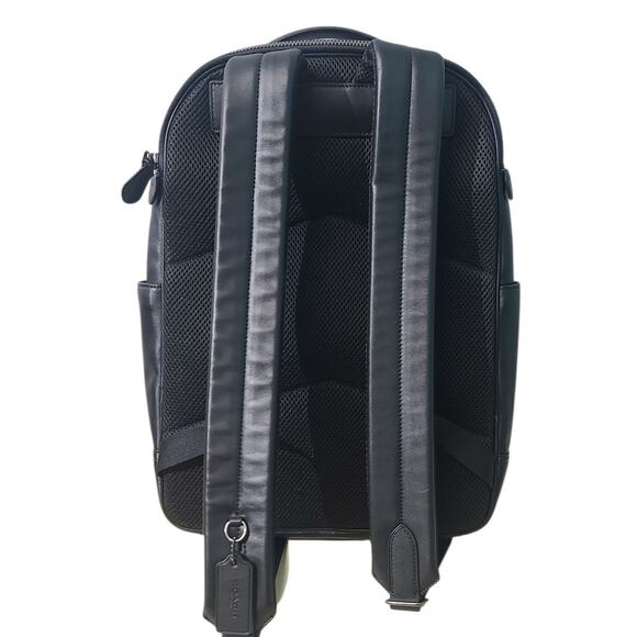 Coach Graham Backpack C2934 Black Smooth Leather - Picture 4 of 11